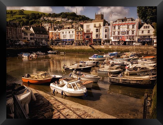 Dartmouth Town Harbour Framed Print by Jay Lethbridge