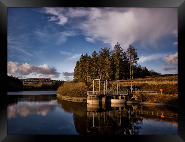 Wistlandpound Reservoir, Exmoor Framed Print by Jay Lethbridge