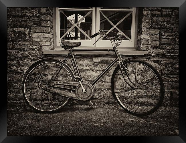 The Old Vintage Bicycle Framed Print by Jay Lethbridge