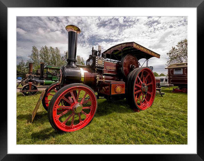 Burrell Road Locomotive, number 3593 Duke of Kent Framed Mounted Print by Jay Lethbridge