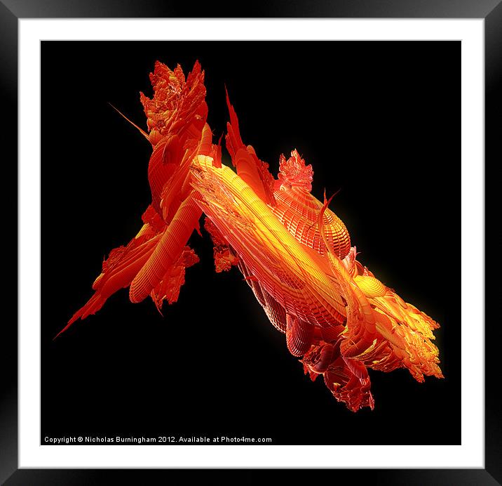 Fire Craft Framed Mounted Print by Nicholas Burningham