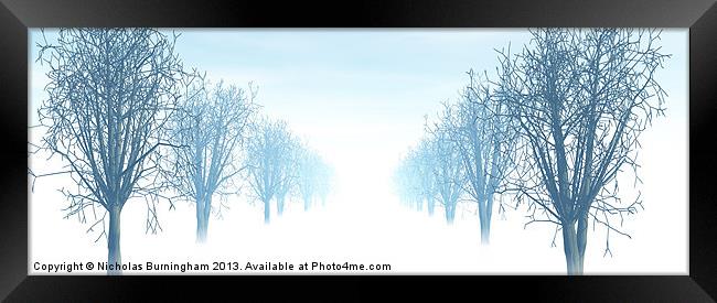 Winter Avenue Framed Print by Nicholas Burningham