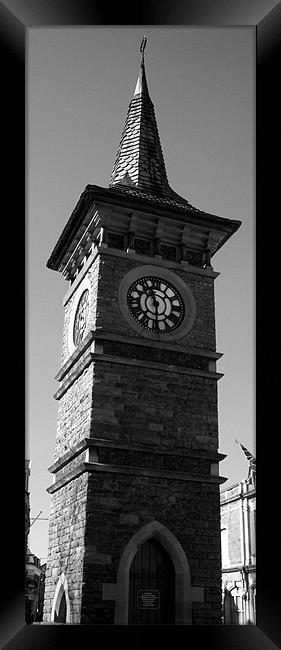 Clock Tower Framed Print by Anthony Palmer-Greene