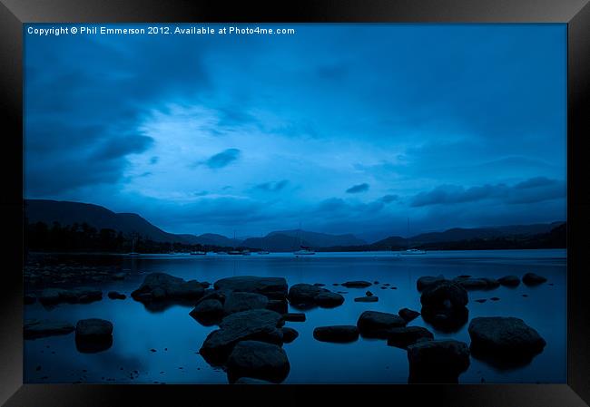 Ullswater Lake, Lake District Framed Print by Phil Emmerson