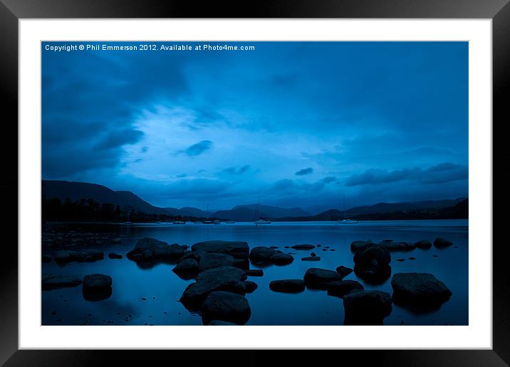 Ullswater Lake, Lake District Framed Mounted Print by Phil Emmerson