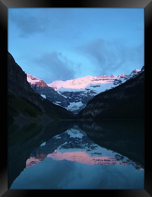 Lake Louise Sunrise Framed Print by Phil Emmerson