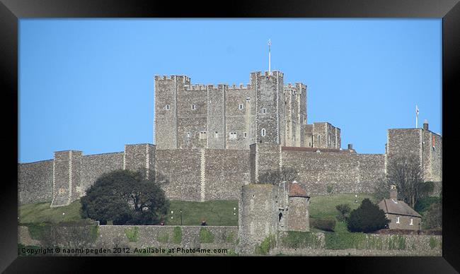 Dover Castle Framed Print by N C Photography