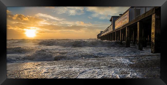 The Storm Image 2 Sunrise Framed Print by Jonny Essex