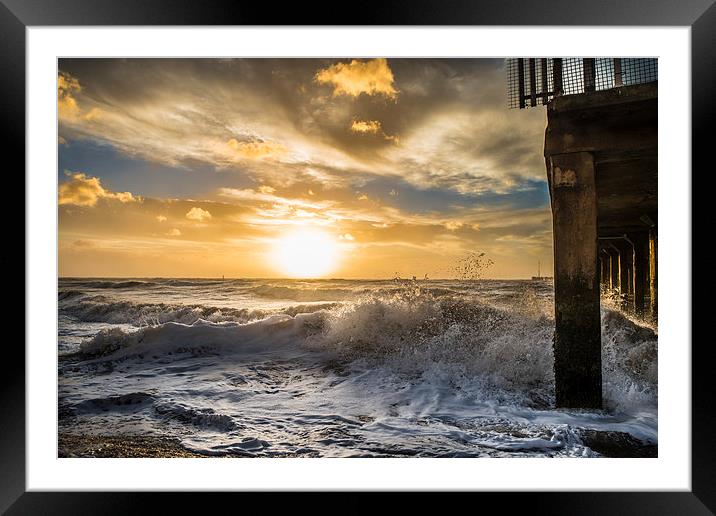The Storm Image 3 Sunrise Framed Mounted Print by Jonny Essex