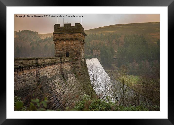  The Derwent Dam Reservoir 2 Framed Mounted Print by Jonny Essex