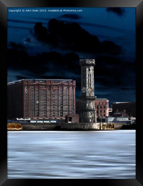 Victoria Clock Tower Framed Print by John Wain