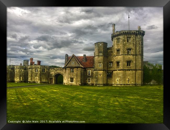 Thornbury Castle (HDR) Framed Print by John Wain