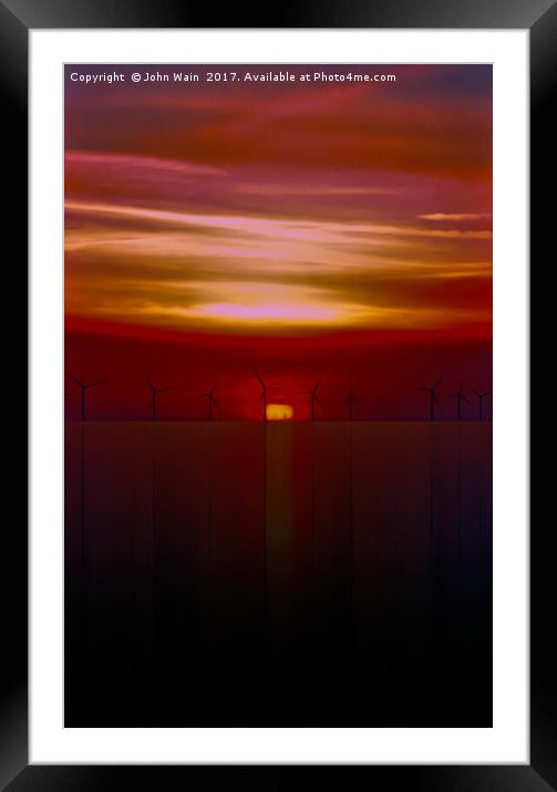 Clean Energy (Digital Art)  Framed Mounted Print by John Wain