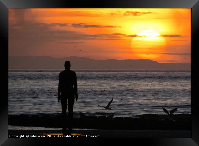 Sundown Framed Print by John Wain