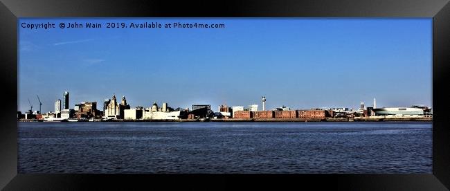 Liverpool Waterfront Framed Print by John Wain