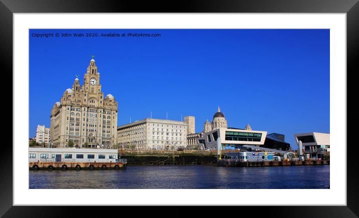 The Three Graces Framed Mounted Print by John Wain