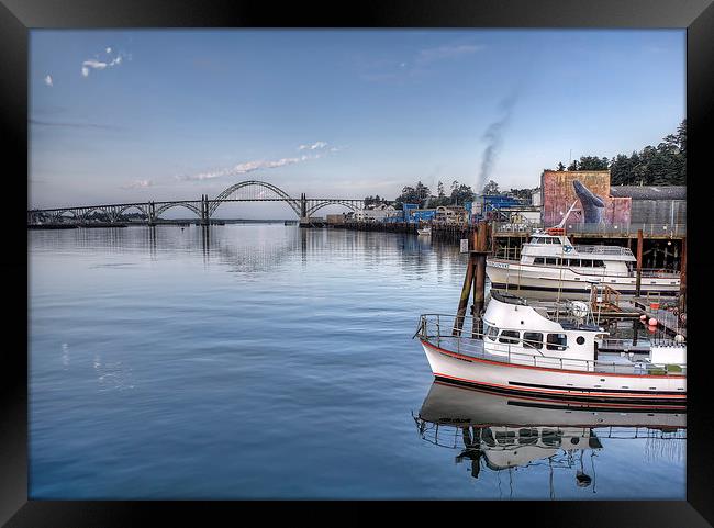  Behind the Bayfront Framed Print by Jo-Hanna Wienert