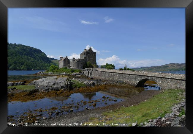 Eilean Donan Castle Framed Print by jim scotland fine art