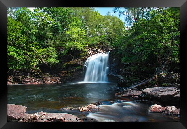 Falls of Falloch Framed Print by Kerry Pennington