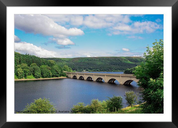 Ladybower Framed Mounted Print by Kerry Pennington