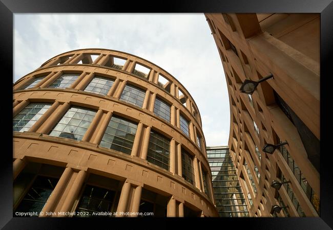 Vancouver Public Library Framed Print by John Mitchell