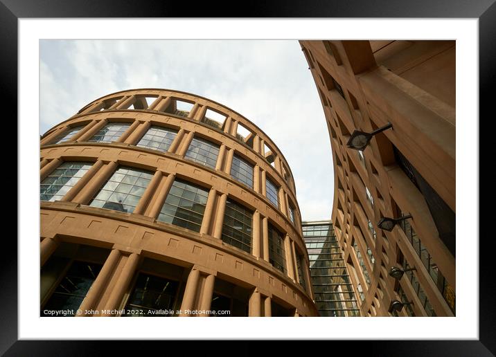 Vancouver Public Library Framed Mounted Print by John Mitchell