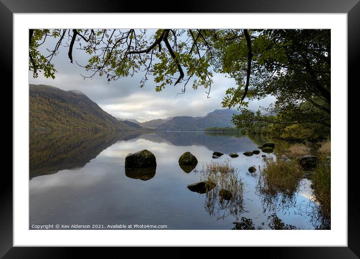 Tranquility Framed Mounted Print by Kev Alderson