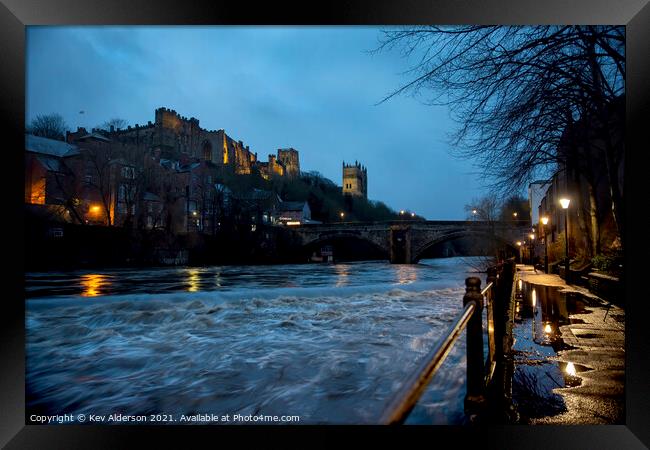 Durham Cathedral and Castle Framed Print by Kev Alderson
