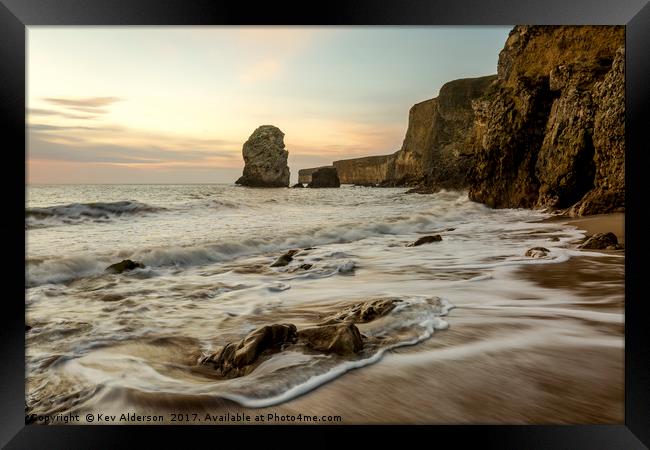 Marsden Dawn Framed Print by Kev Alderson