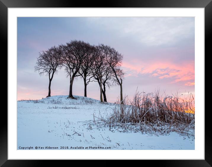 The Mellowing Freeze Framed Mounted Print by Kev Alderson