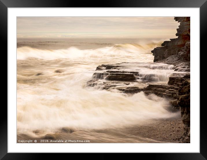 Between a rock and a Hard Place Framed Mounted Print by Kev Alderson