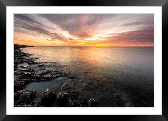 The Welcoming Morn Framed Mounted Print by Kev Alderson