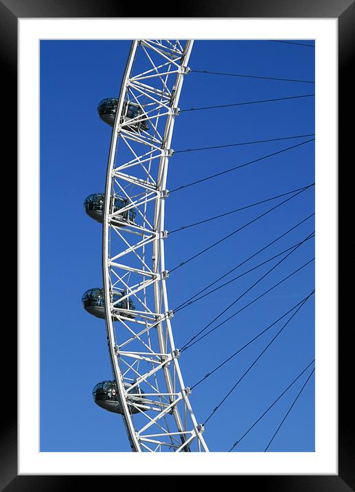 London Eye Framed Mounted Print by Ruth Hallam