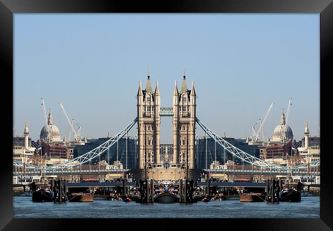 London landmarks Framed Print by Ruth Hallam