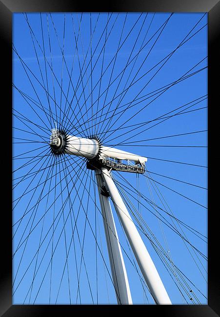 London Eye Detail 9 Framed Print by Ruth Hallam
