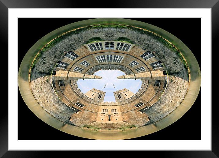 Leeds castle abstract Framed Mounted Print by Ruth Hallam