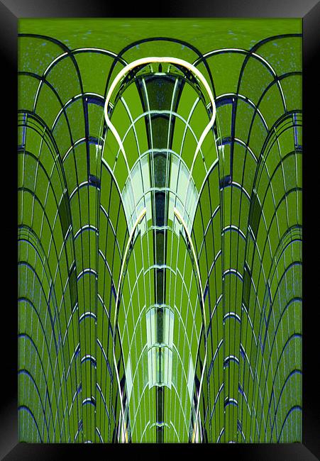 Modern building abstract 3 Framed Print by Ruth Hallam