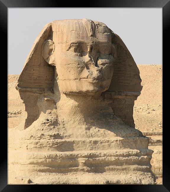 Great Sphinx of Giza 4 Framed Print by Ruth Hallam
