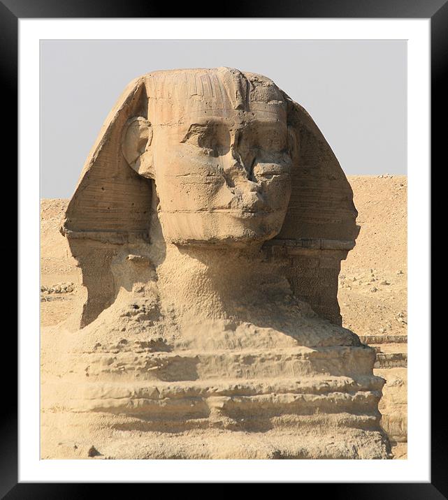 Great Sphinx of Giza 4 Framed Mounted Print by Ruth Hallam