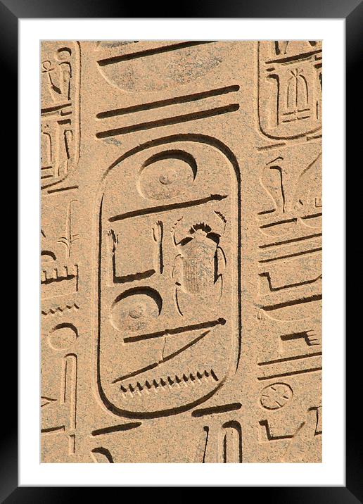 Karnak Temple 37 Framed Mounted Print by Ruth Hallam