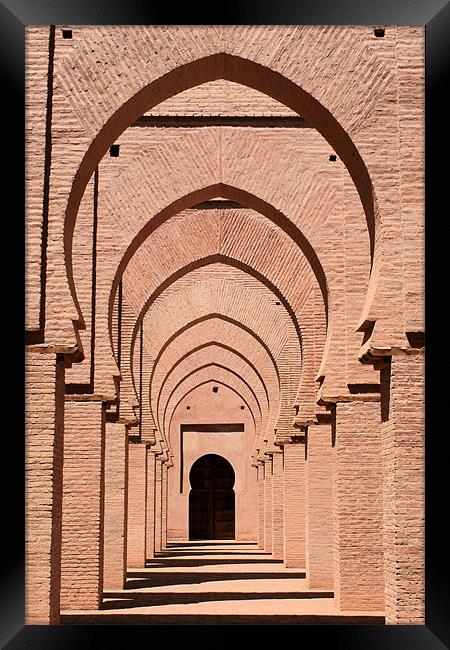 Mosque arches 2 Framed Print by Ruth Hallam