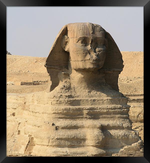 Great Sphinx of Giza 2 Framed Print by Ruth Hallam