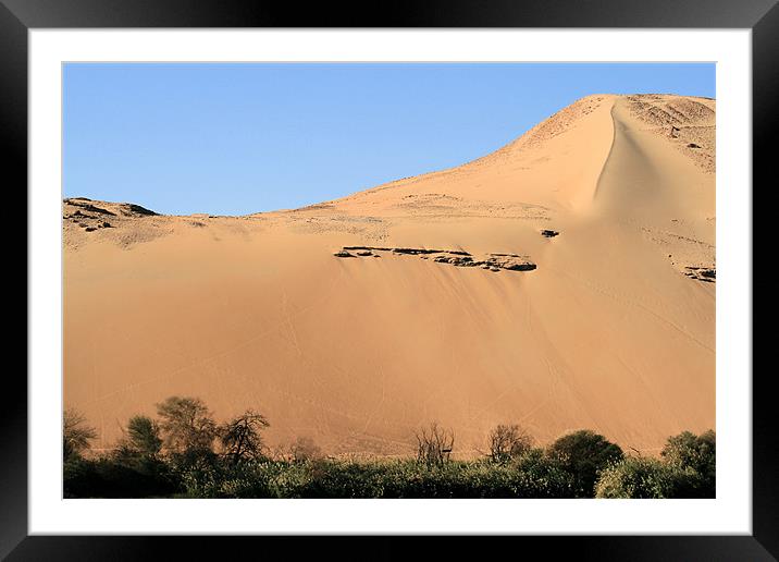 Egyptian desert 4 Framed Mounted Print by Ruth Hallam