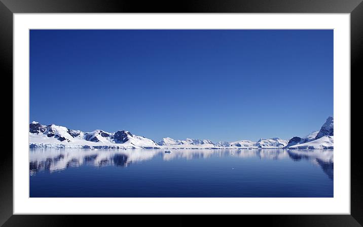 Icebergs in Antarctica 3 Framed Mounted Print by Ruth Hallam