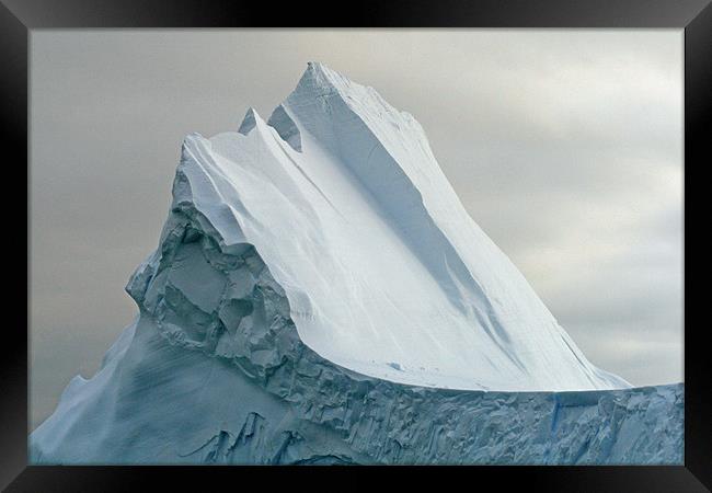 Iceberg in Drake Passage 10 Framed Print by Ruth Hallam
