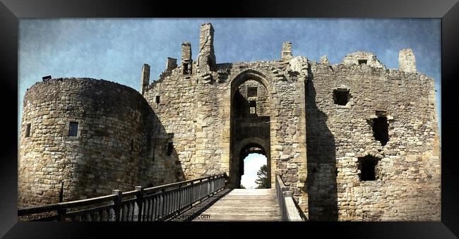 dirleton castle Framed Print by dale rys (LP)