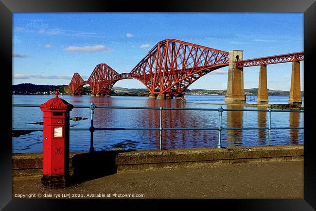 forth rail bridge Framed Print by dale rys (LP)