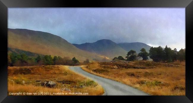 highland color Framed Print by dale rys (LP)