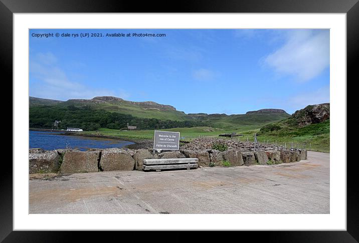 WELCOME TO CANNA Framed Mounted Print by dale rys (LP)