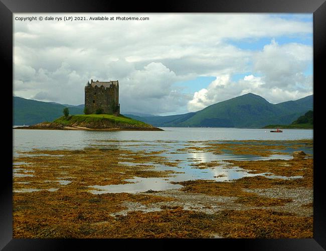 castle stalker argyll and bute  Framed Print by dale rys (LP)